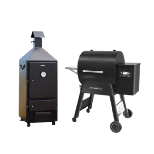 Smoking chambers and grill pellets