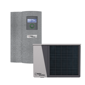 Ilma-vesi lämpöpumppu Alpha Innotec Hybrox 8kW WR 1F