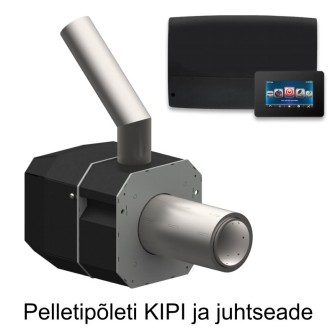 Pellet burner KIPI 6-26 kW and touch screen controller EcoMAX 920