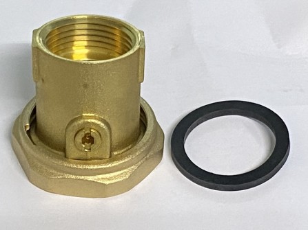 Palloventtiili liittimellä 1 1/2" x 1" Regulus