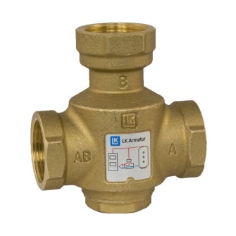 Термостатический смеситель DN32, 60°С, квс 12, LK 823 ThermoVar